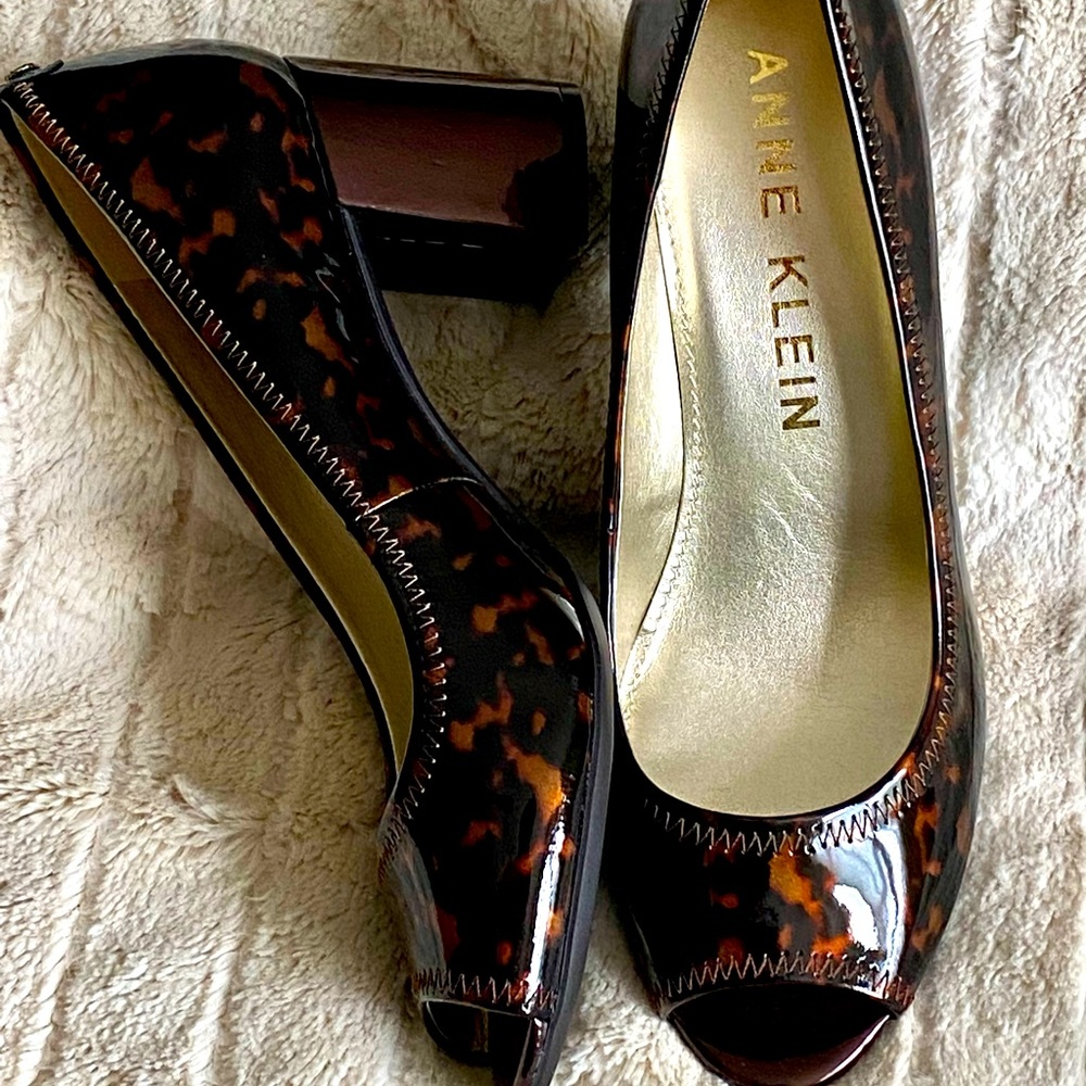 Anne Klein peep-toe heels